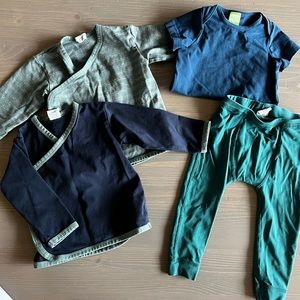 Peekaboo Beans four piece set 12-18 mths